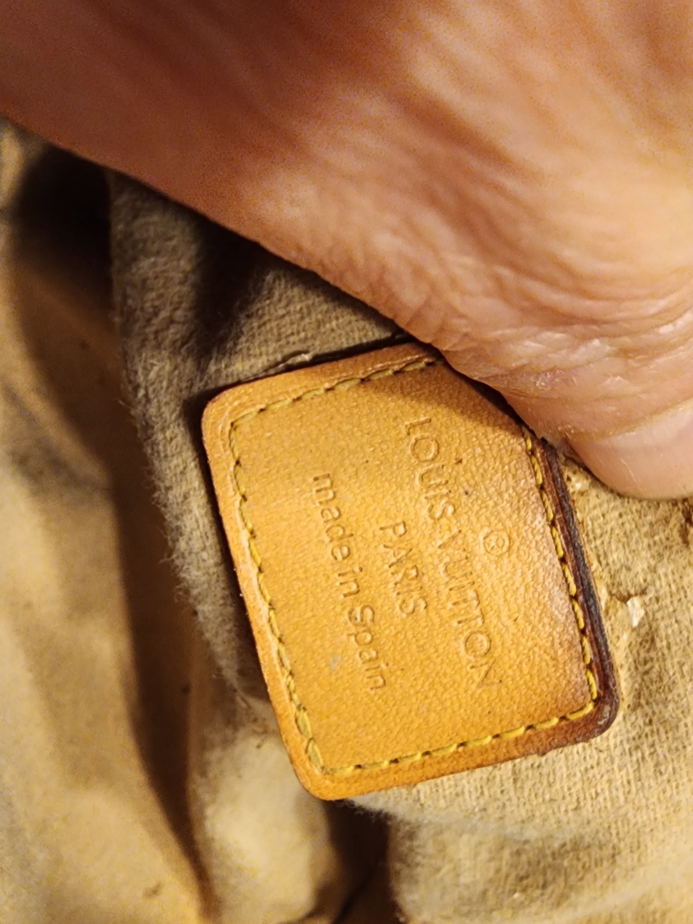 Louis Vuitton Brown Monogram Cosmetic Pouch Raw Interior - Picture 13 of 16
